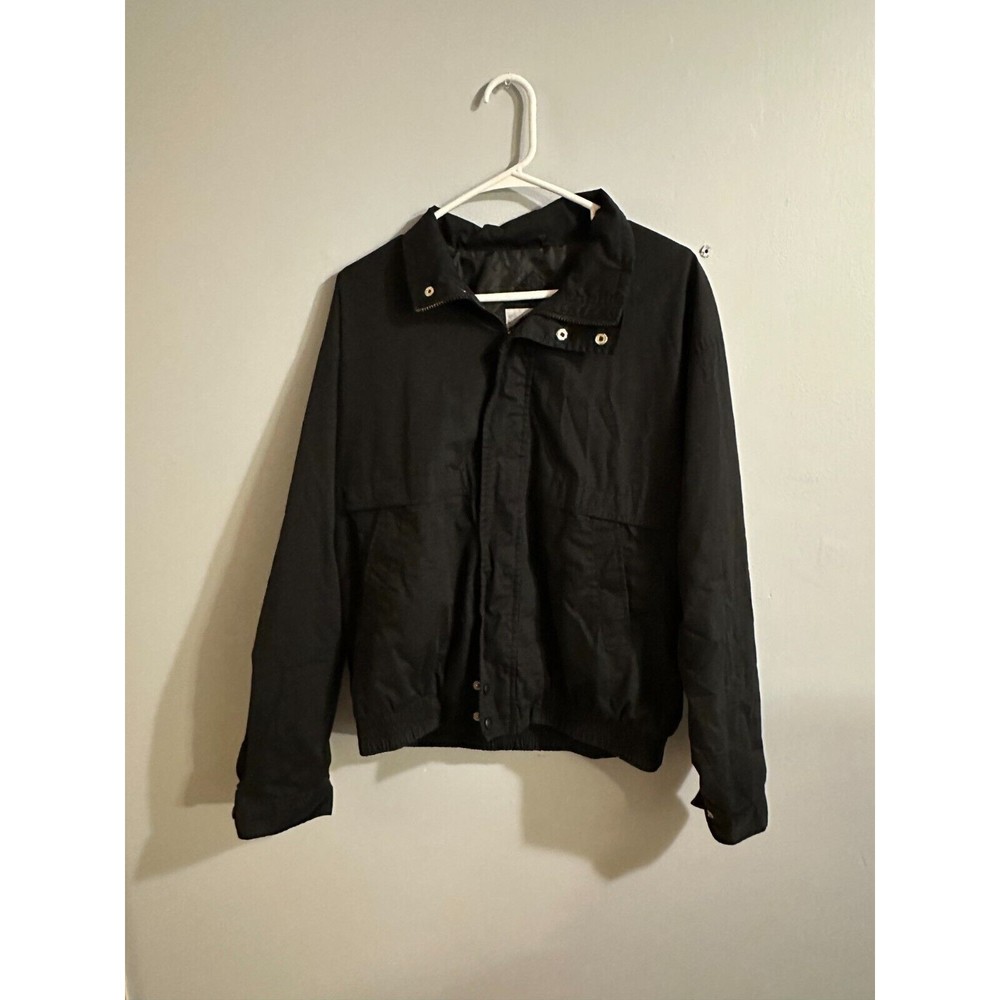 California Outerwear Jacket Solid Black Size M